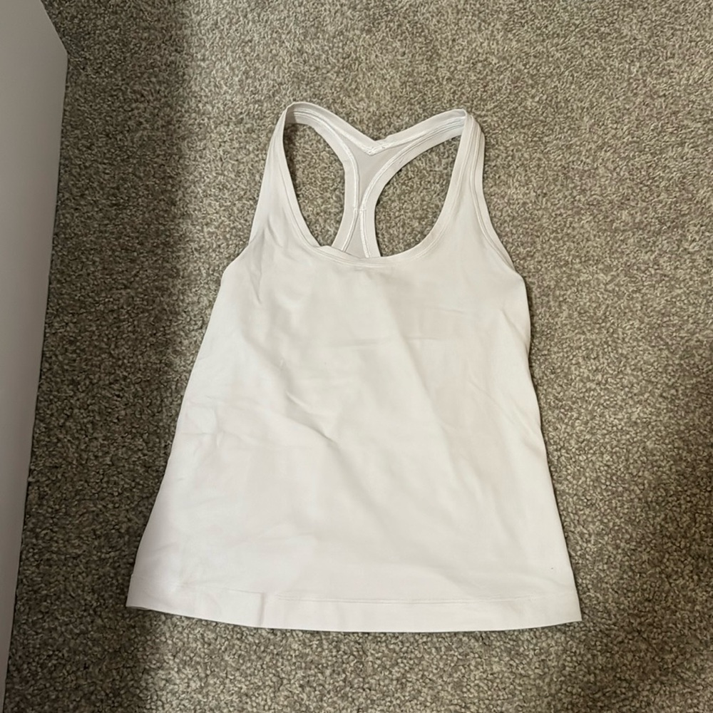 Lululemon White Tank Size 6